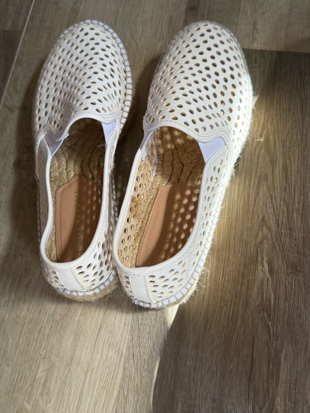 Loeffler Randall Rowan Platform Espadrilles White size 41 - Picture 4 of 12